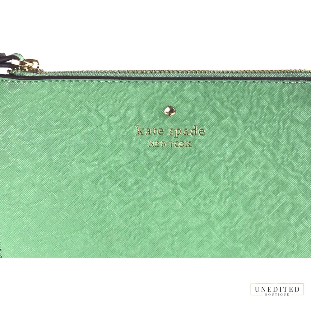 Kate Spade Green Wristlet - Picture 5 of 7